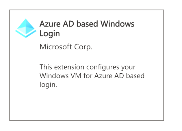 AzVM-Install-Ext-AADLogin